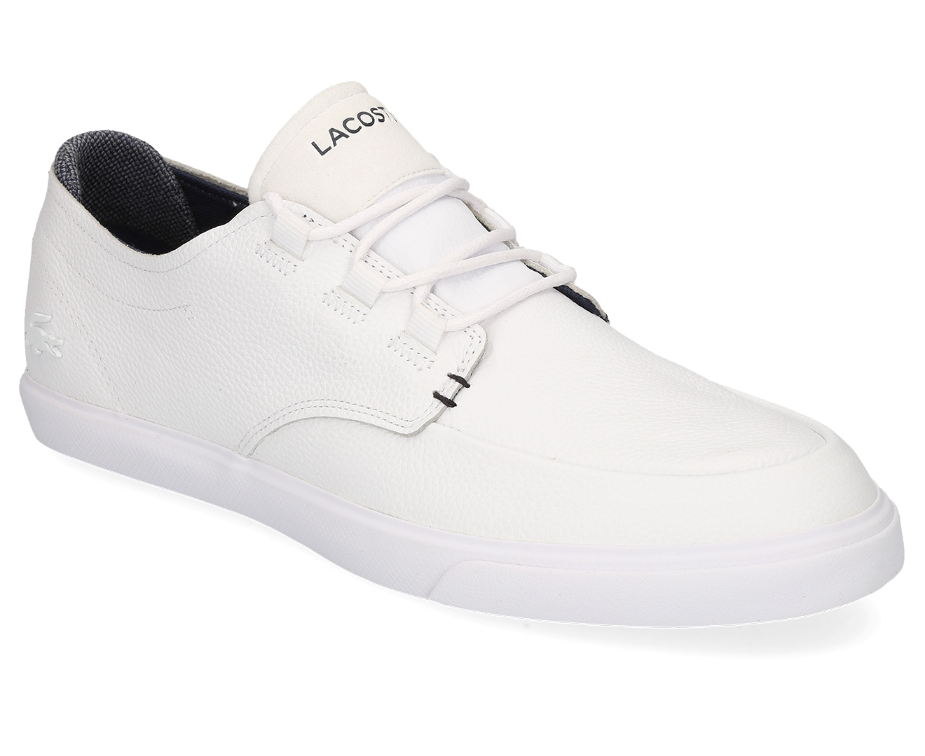 Lacoste Men's Esparre Deck Shoe - White/Navy | Catch.co.nz