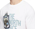 The North Face Men's Short Sleeve Essentials T-Shirt Tee - TNF White