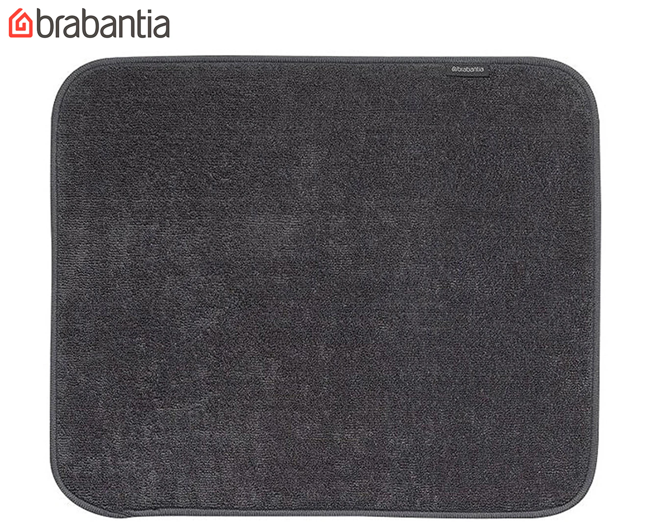 Brabantia Microfibre Dish Drying Mat - Dark Grey