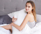Gioia Casa Two-Sided 100% Mulberry Silk Pillowcase - White