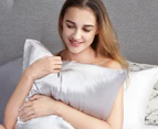 Gioia Casa Two-Sided 100% Mulberry Silk Pillowcase - Silver