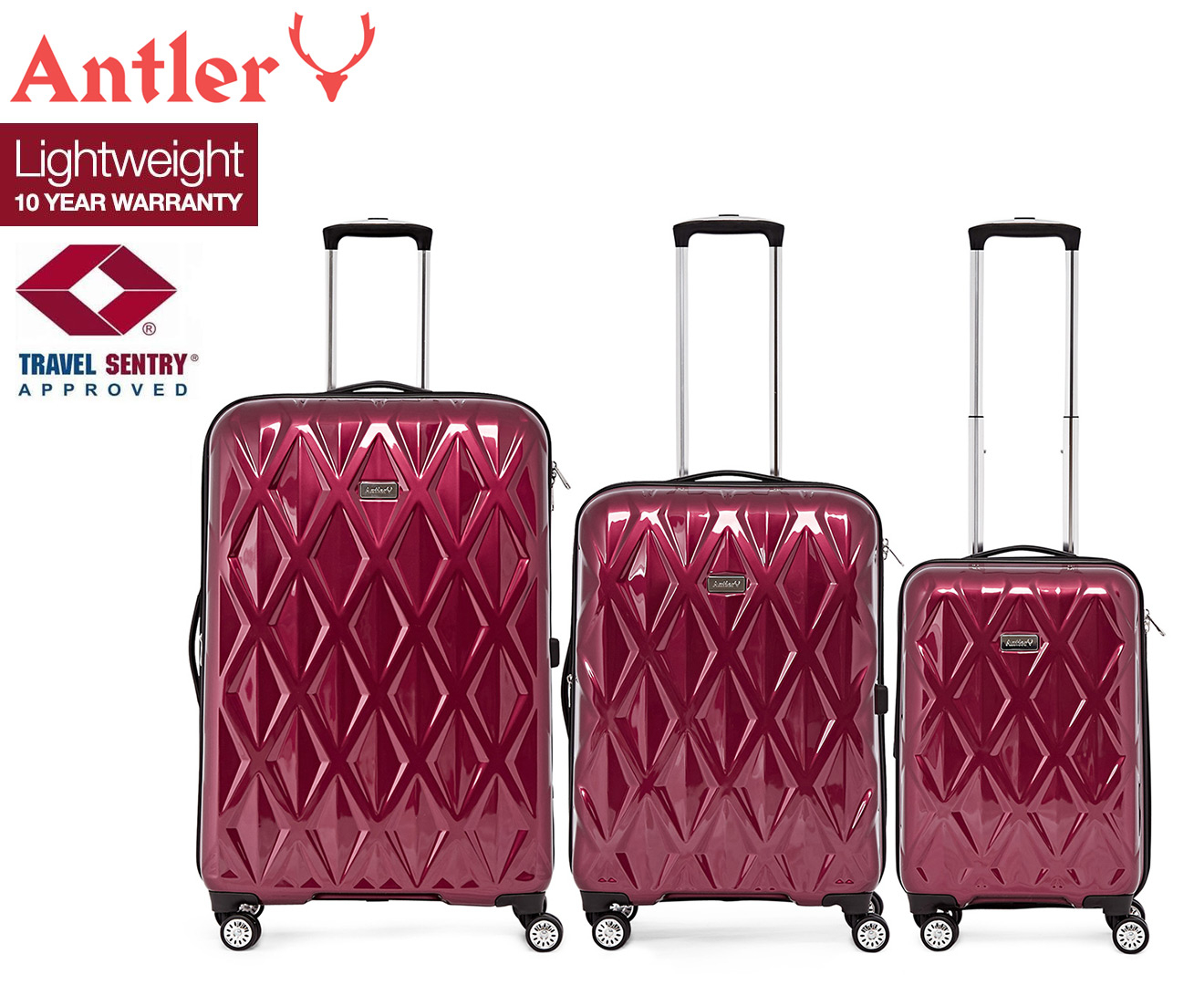 antler skyline 2 piece luggage