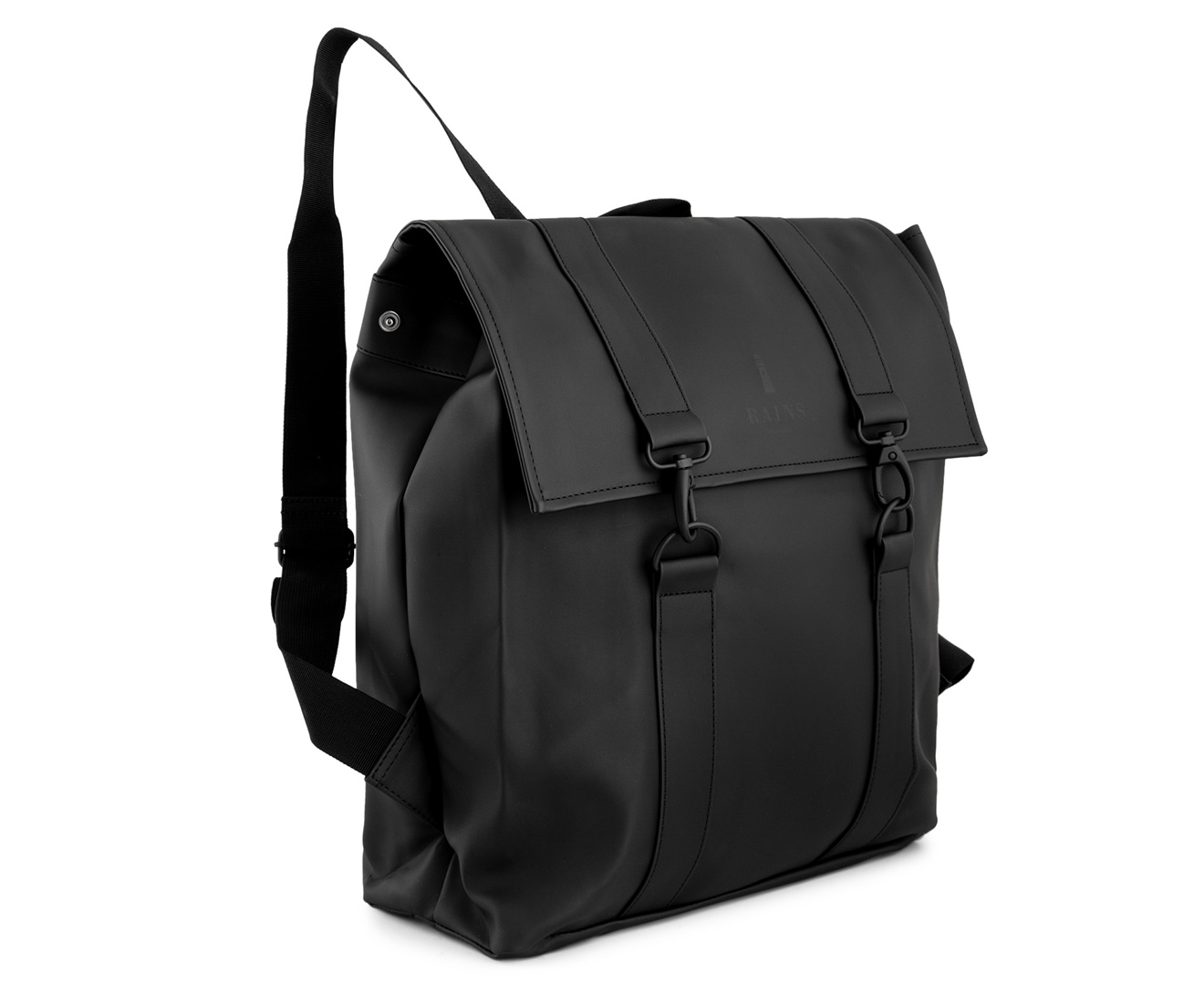 RAINS MSN Backpack - Black | Catch.com.au