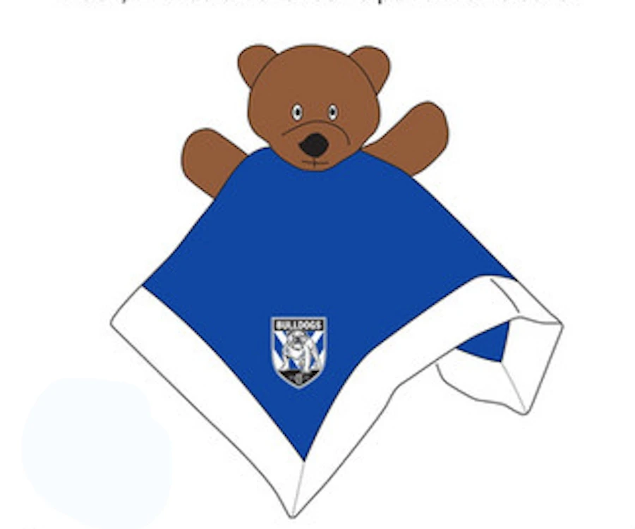 Canterbury Bulldogs NRL Comforter Baby Blanket