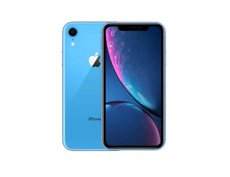 Apple iPhone XR 64GB Dual Sim (2 Nano Sim) - Blue - Refurbished Grade A