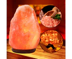 3-5kg Himalayan Pink Salt Lamp Natural Rock Shape with Dimmer Switch