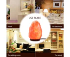 1-2kg Himalayan Pink Salt Lamp Natural Rock Shape with Dimmer Switch