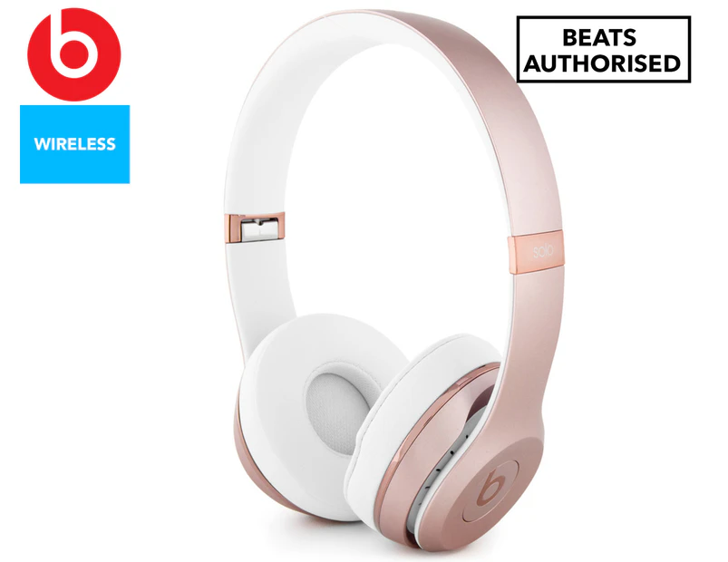 Beats+by+Dr.+Dre+Solo3+Wireless+On+the+Ear+Headphones+-+Rose+Gold for sale  online