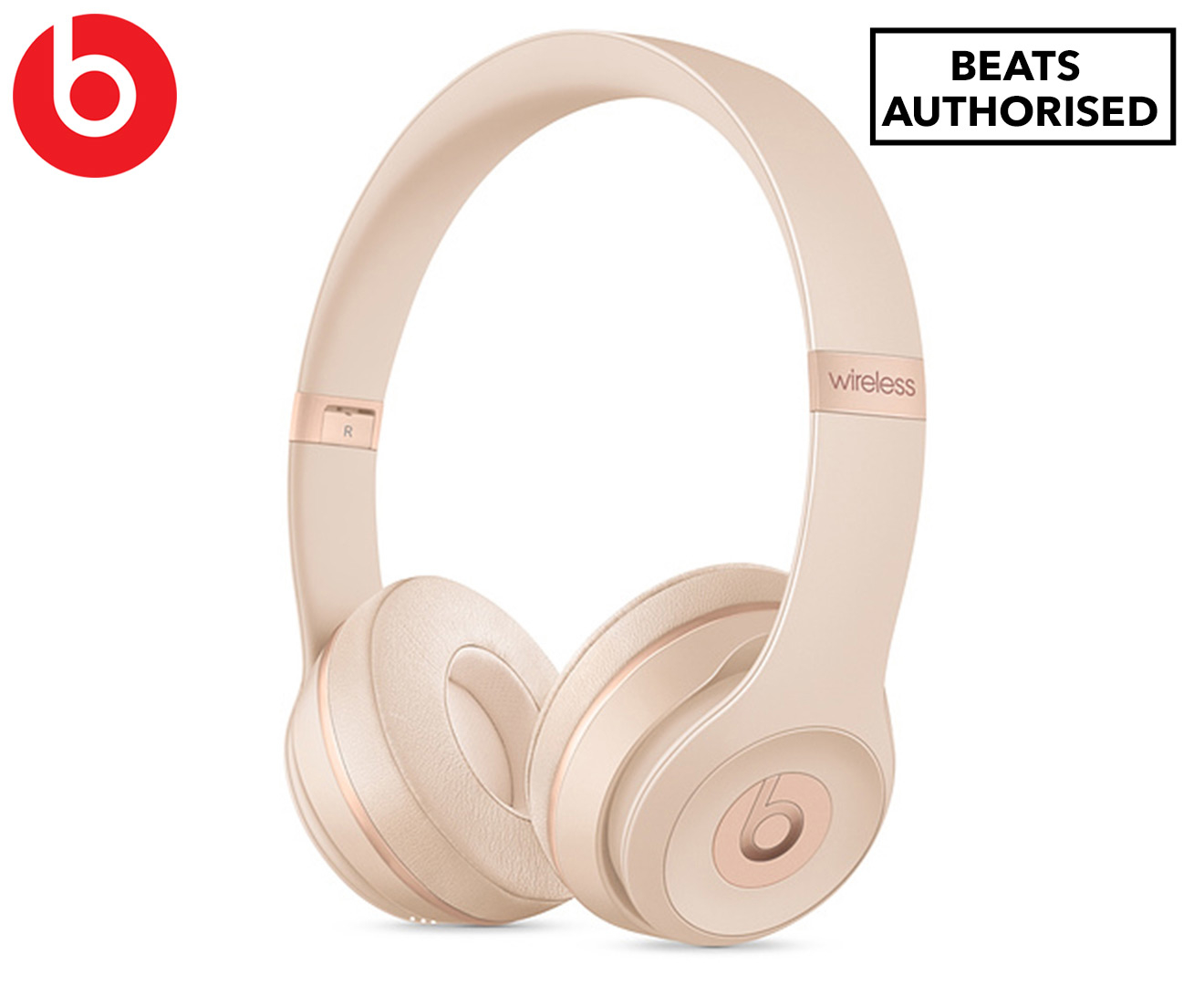 Beats Solo3 Wireless On Ear Headphones Matte Gold Catch .au