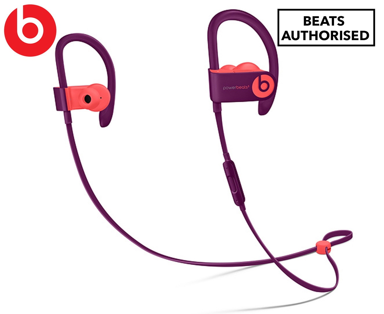 Beats Powerbeats3 Bluetooth In Ear Earphones Pop Magenta M