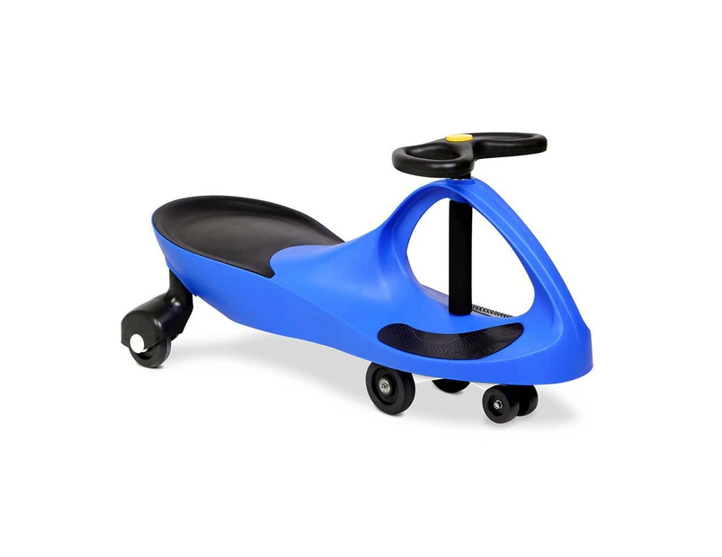 Keezi Kids Ride On Swing Car - Blue