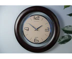 Cambridge 32cm Round Wall Clock - Dark