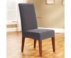 Sure Fit Stretch Dining Chair Cover - Slate