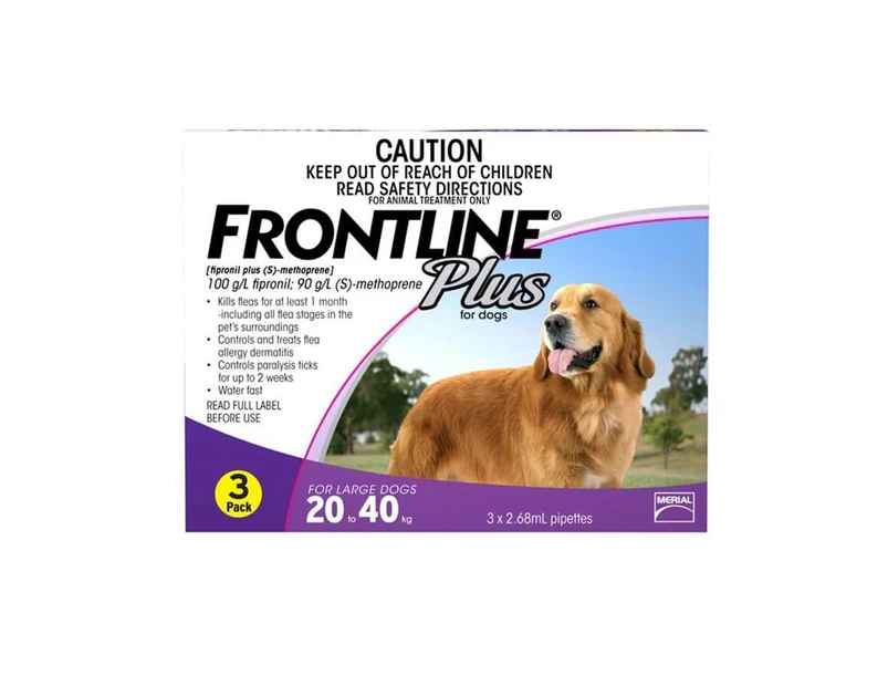 Frontline Plus Dog Large Purple