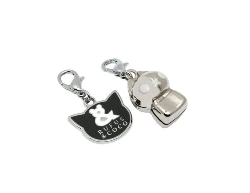 Rufus And Coco Cat ID Tag And Bell