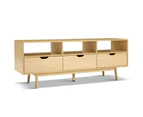 Artiss Wooden Scandinavian Entertainment Unit - Natural