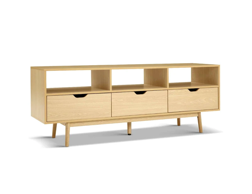 Artiss Wooden Scandinavian Entertainment Unit - Natural