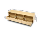 Artiss Wooden Scandinavian Entertainment Unit - Natural