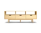 Artiss Wooden Scandinavian Entertainment Unit - Natural