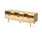 Artiss Wooden Scandinavian Entertainment Unit - Natural