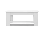 Artiss Lift Up Top Mechanical Coffee Table - White