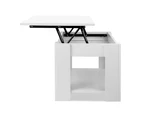 Artiss Lift Up Top Mechanical Coffee Table - White