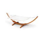 Gardeon Double Hammock with Wooden Hammock Stand