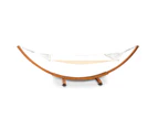 Gardeon Double Hammock with Wooden Hammock Stand