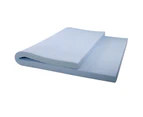 Giselle Bedding Double Size 8cm Cool Gel Memory Foam Mattress Topper - Blue