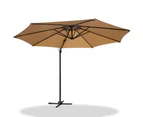 Instahut Roma Outdoor Umbrella - Beige