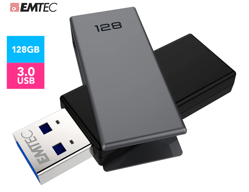 EMTEC C350 Brick 128GB USB 3.1 Flash Drive
