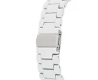 Michael Kors Women's 43mm Bradshaw Stainless Steel Watch - White