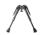 6-Inch to 9-Inch Adjustable Handy Stand Spring Return Sniper Hunting Tactical Stand Bipod For outdoor living-Black