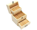 Essential Oils Wood Storage Box - Plant Soul Designer Wooden Oil Bottle Slots