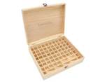 Essential Oils Wood Storage Box - Plant Soul Designer Wooden Oil Bottle Slots