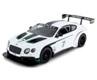 Rastar 1:14 Bentley Continental GT3 Remote Control Car - White