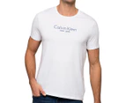 Calvin Klein Jeans Men's New York Crew Tee - White Wash