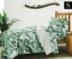 Junior Depot Dinosaur Single Bed Reversible Quilt Cover Set - Multi