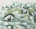 Junior Depot Dinosaur Single Bed Reversible Quilt Cover Set - Multi