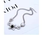 European Fashion Clavicle Chain Necklace Short Necklace Types Pearl Flower Necklaces for Women 4