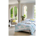 Alex Perry By Linen House Aires Skb Quilt Cover Set Blue