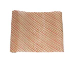 Christmas XMAS Burlap Hessian Roll Table Runner Wrap Craft Red Gold Glitter 2.7M [Design: Candy Stripes_Red (36cm)]