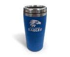 AFL Coffee Travel Mug - West Coast Eagles - Thermal Drink Cup With Lid