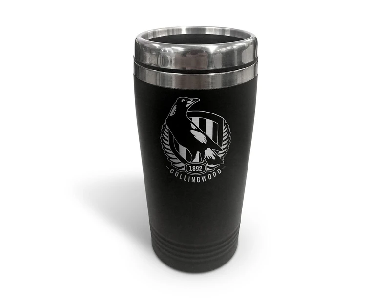 Collingwood Magpies AFL TRAVEL Coffee Mug Cup Double Wall Stainless Steel