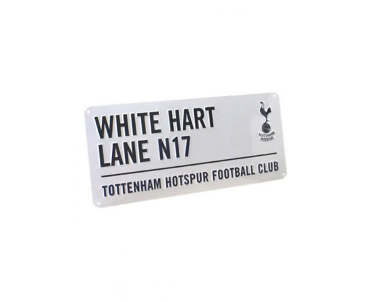 Tottenham Hotspur FC Official Football 3D Embossed Metal Hanging Street BS657 