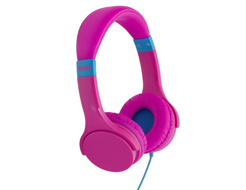 Moki Lil  Kids Headphones - Volume Limited - Pink