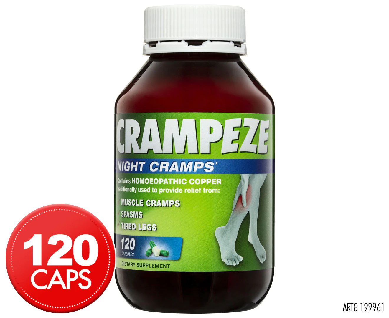 Crampeze Night Cramps 120 Capsules