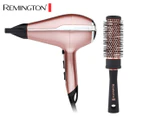 Remington Rose Luxury Hair Dryer & Brush Pack