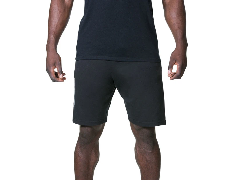 Canterbury Mens Vapodri Breathable Wicking Logoed Polycotton Shorts - Black / White