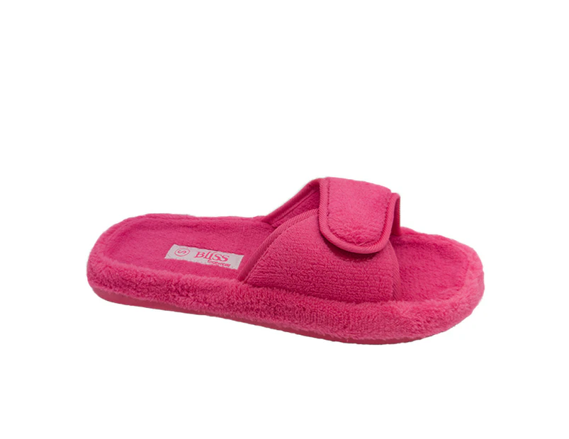 Ladies Slippers Bliss Val Summer Slipper Scuff - Pink